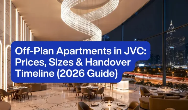 Off-Plan Apartments in JVC Prices, Sizes & Handover Timeline