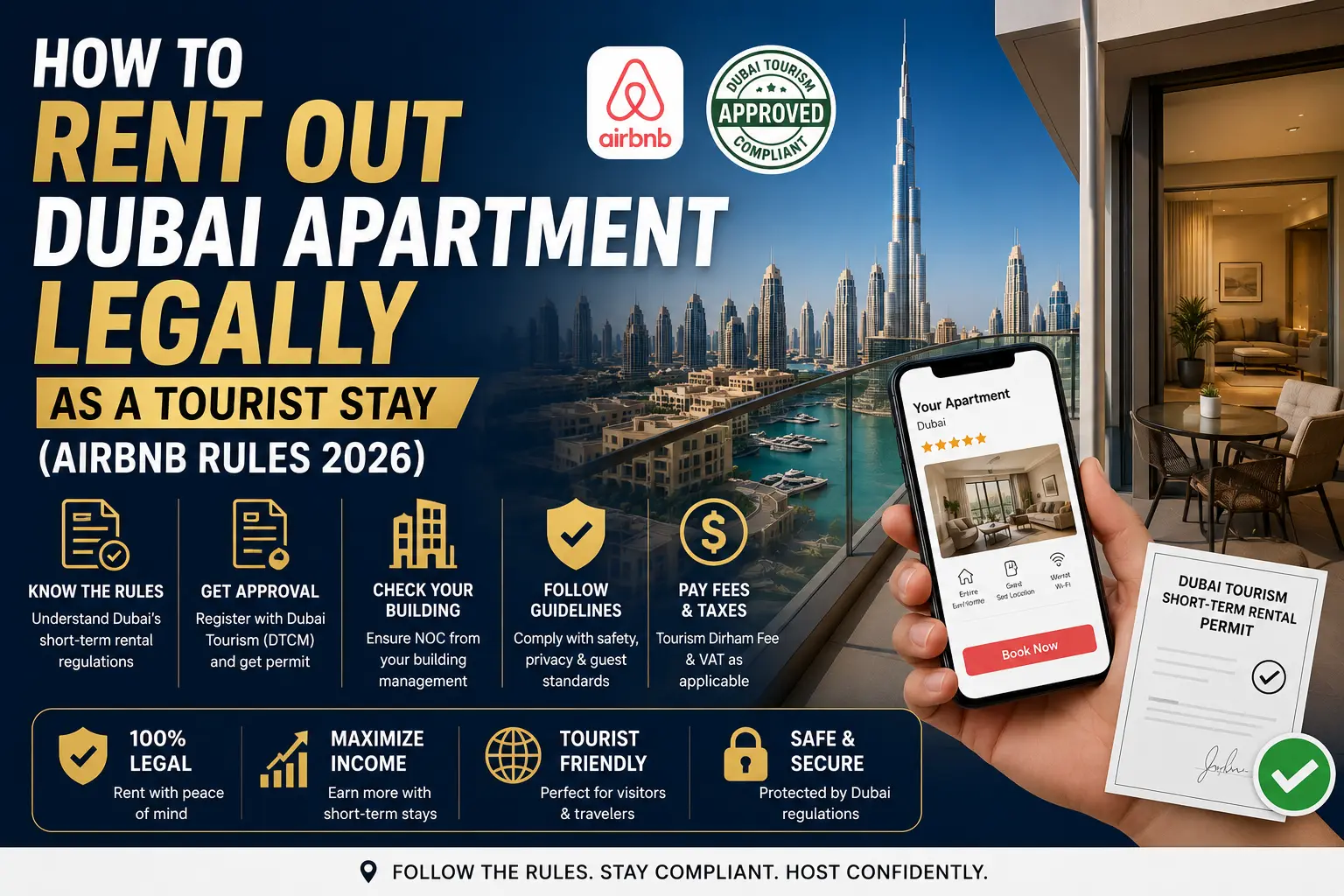How to Rent Out Dubai Apartment Legally